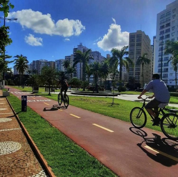 Apartamento Em Santos No Gonzaga Em Frente A Praia Exteriér fotografie