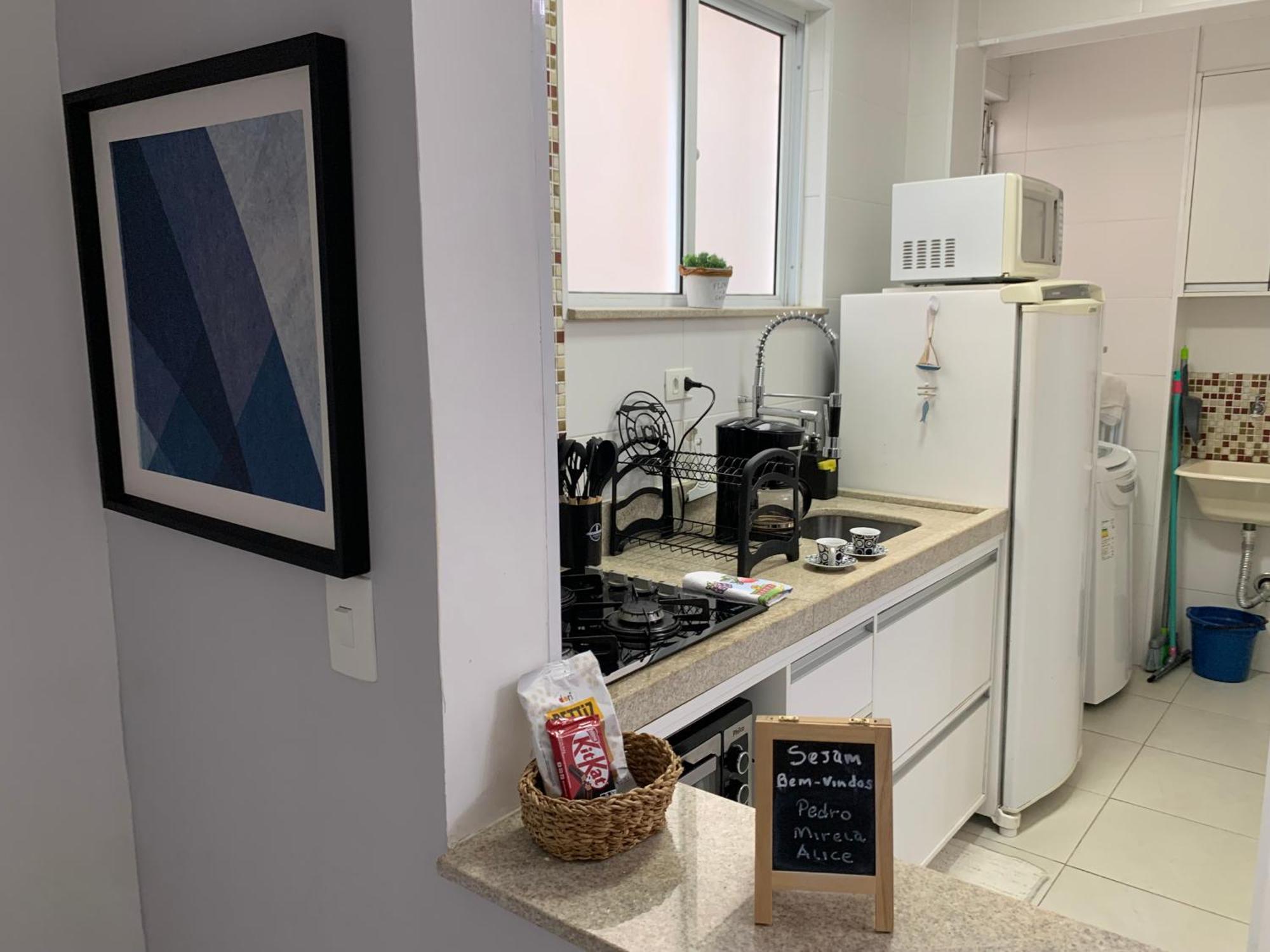 Apartamento Em Santos No Gonzaga Em Frente A Praia Exteriér fotografie